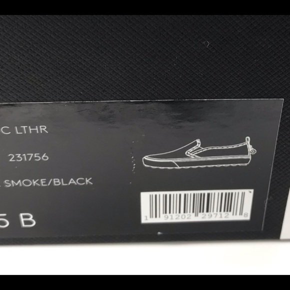 COACH BLACK SMOKE/ BLACK SIG. C LEATHER SNEAKERS STYLE G1909 SIZE 8.5B - Picture 6 of 7